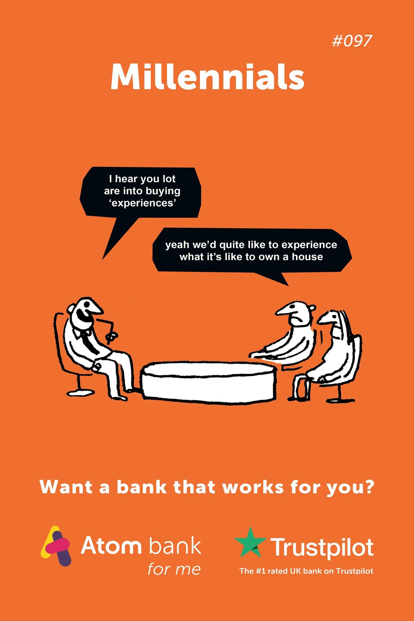 Ad for Atom Bank